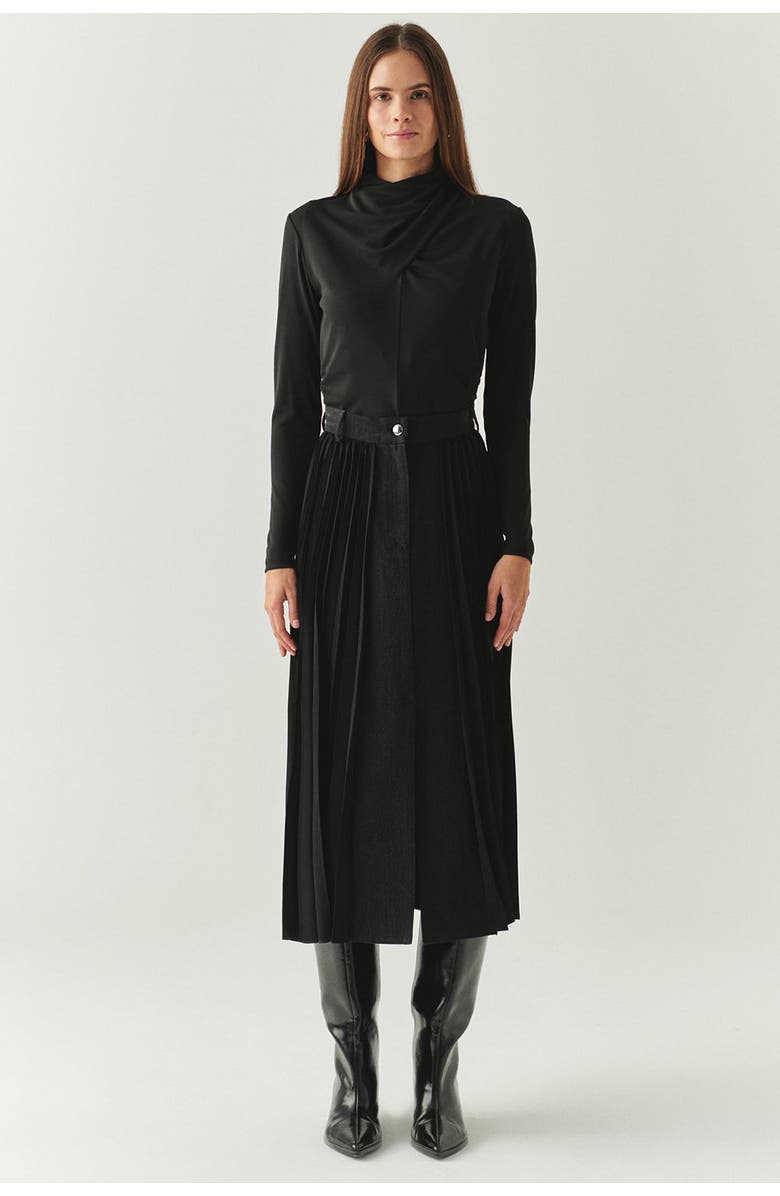 Exquise Florence Midi Skirt, Main, color, Black