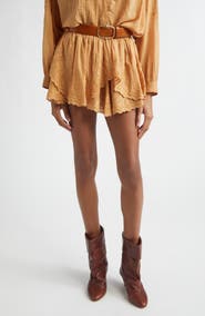 Isabel Marant Étoile Jocadia Ruffle Cotton Miniskort