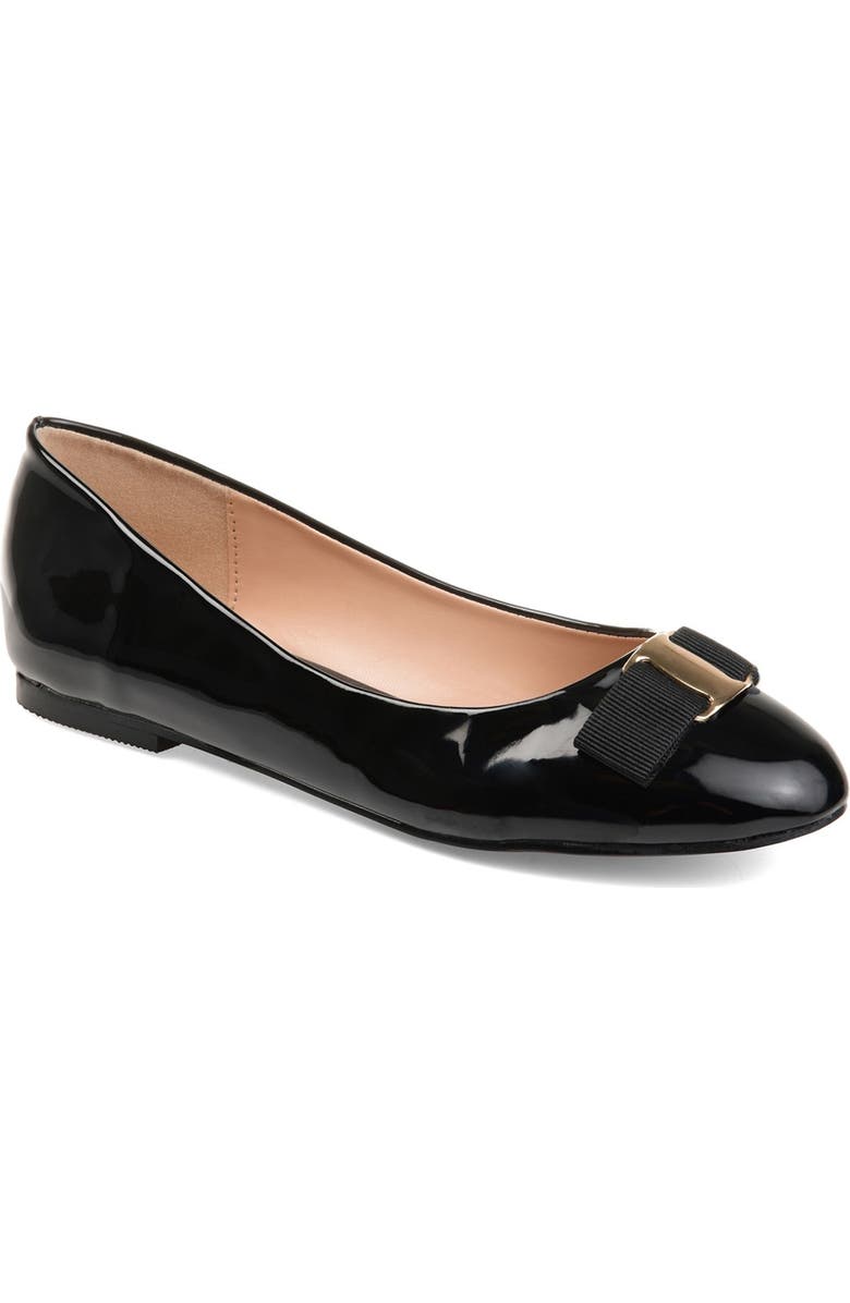 Journee Collection JOURNEE Kim Flat, Main, color, Black