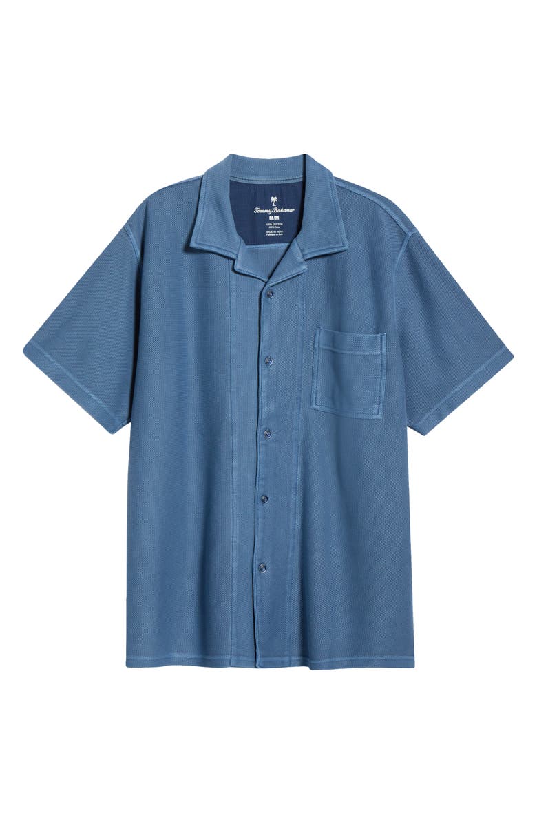 Tommy Bahama Rio Cabana Cotton Camp Shirt, Main, color, Regal Blue