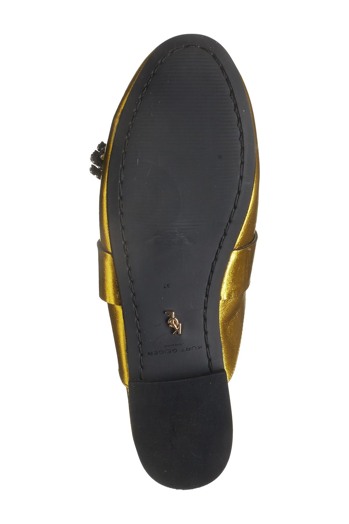 Kurt Geiger Kaiser Crystal Tassel Loafer Mule, Alternate, color, 