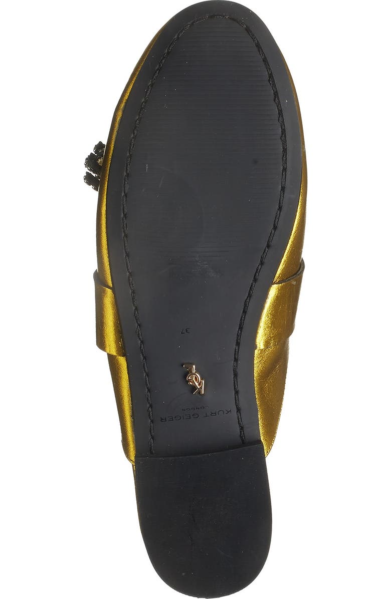 Kurt Geiger Kaiser Crystal Tassel Loafer Mule, Alternate, color,