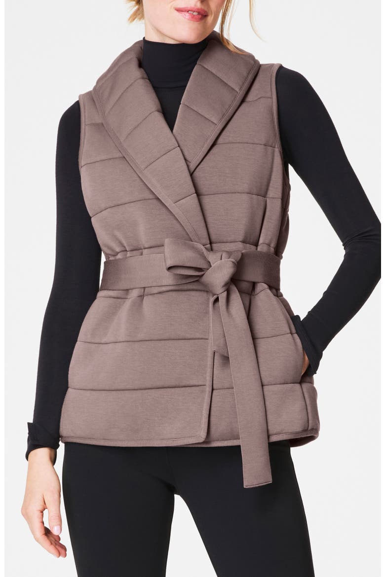 Puffssentials Vest, Main, color, SMOKE