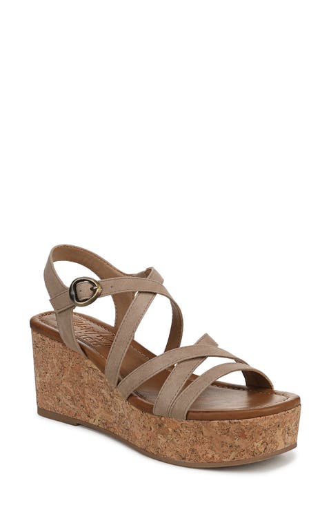 Aurora Strappy Platform Wedge Sandal (Women)
