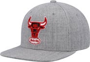 Mitchell & Ness Men's Mitchell & Ness Heathered Gray Chicago Bulls Hardwood Classics Team 2.0 Snapback Hat
