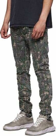 Militaire Buckshot Camo Skinny Jeans