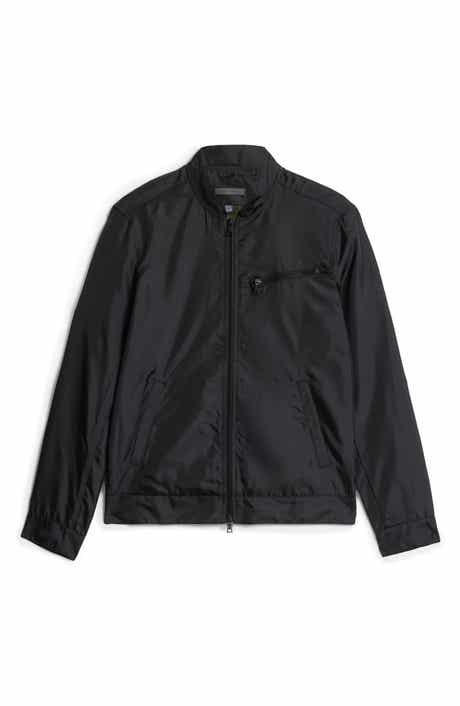 John Varvatos Zip Front Racer Jacket