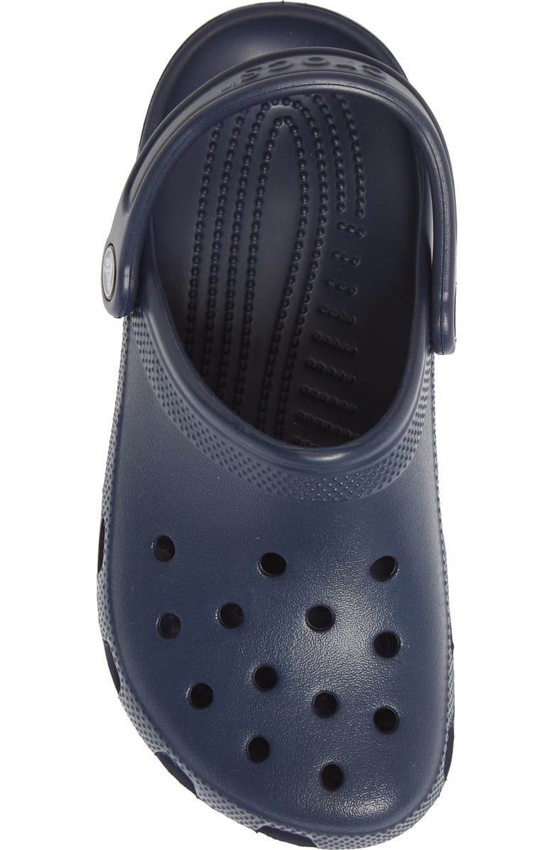 CROCS Classic Clog, Alternate, color, Navy