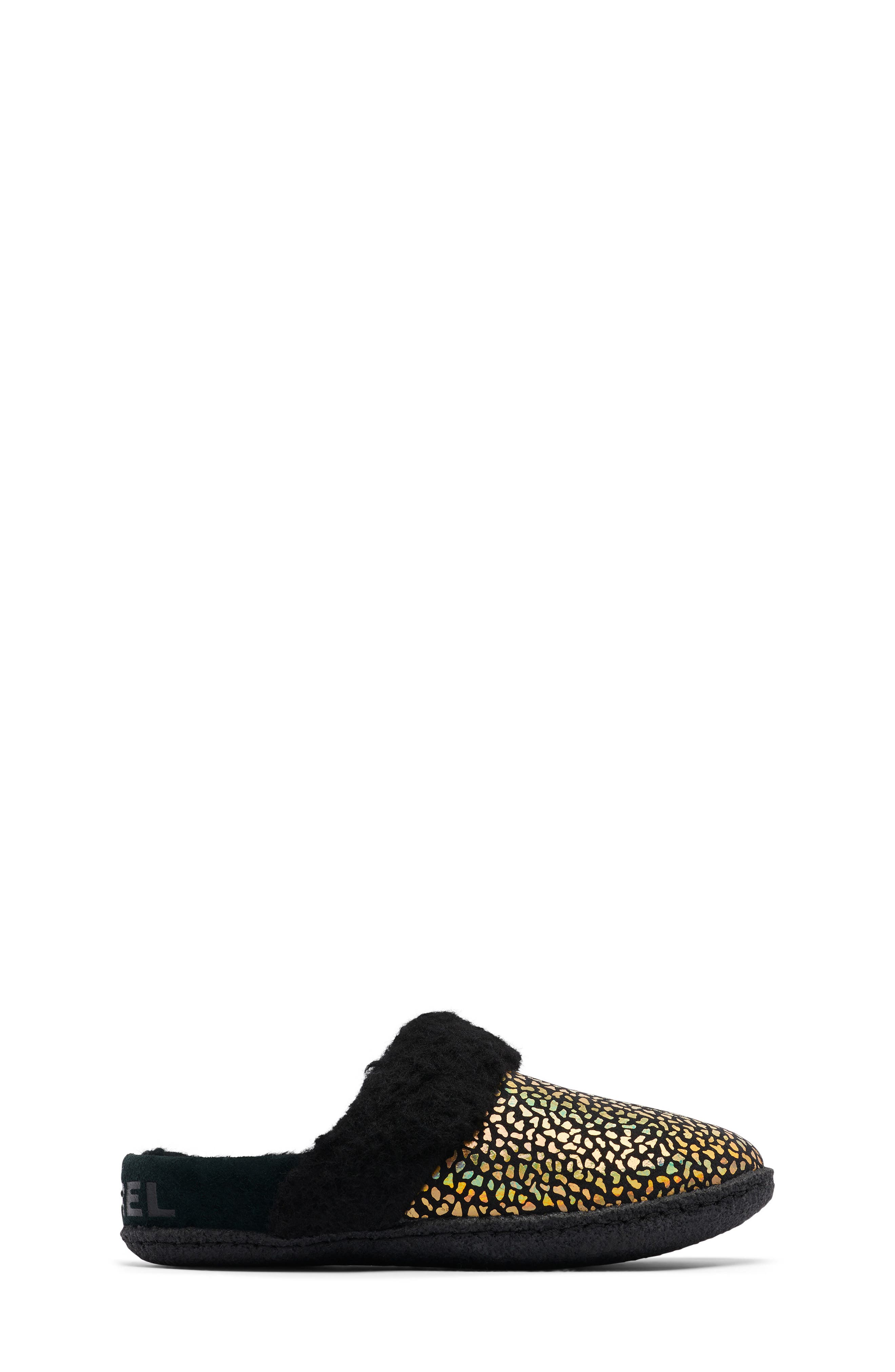 SOREL Kids' Nakiska II Faux Fur Slide Slipper, Alternate, color, 