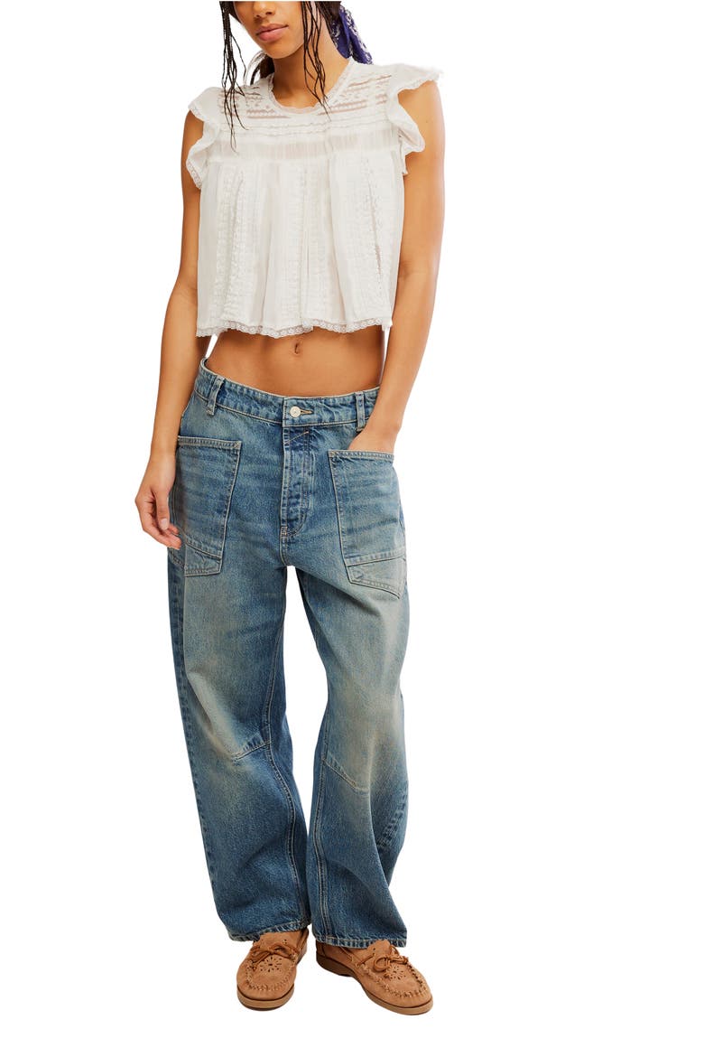 Minimalist Moxie Barrel Jeans, Alternate, color, HIGH HOPES