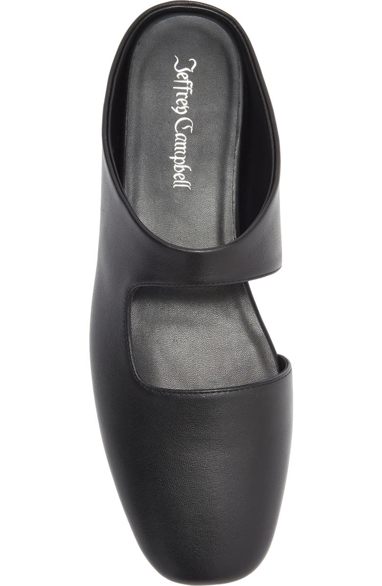 Jeffrey Campbell Siesta Leather Mule, Alternate, color, Black