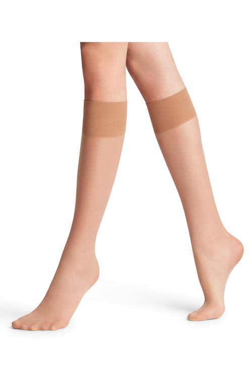 Falke Pure Matte 20 Denier Knee High Socks In Multi