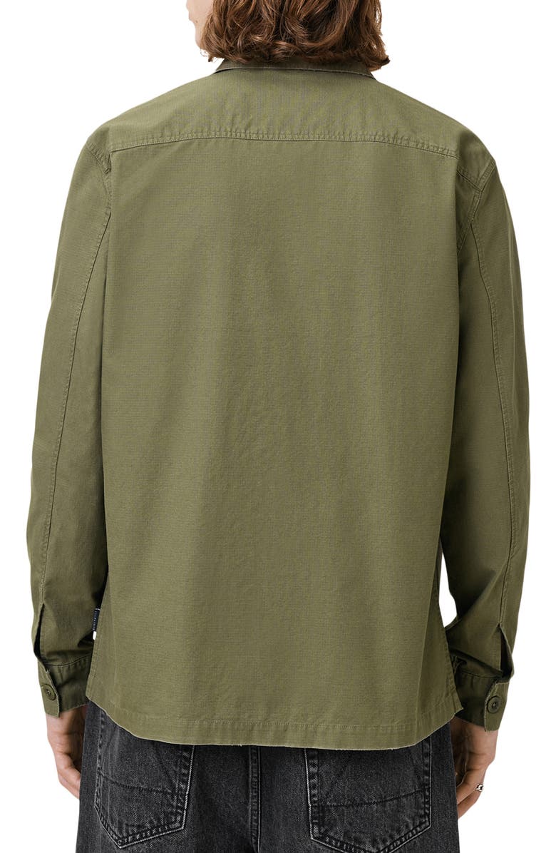 AllSaints Service Long Sleeve Button-Up Shirt, Alternate, color, 