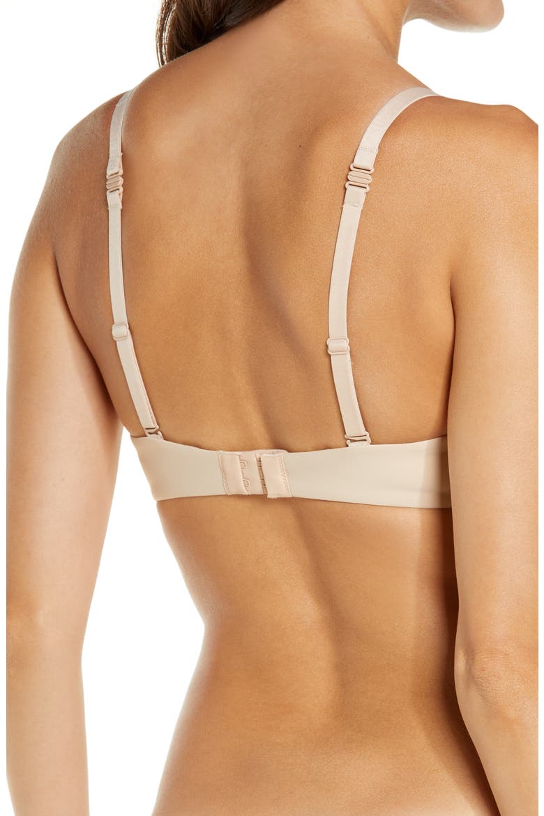 Multiposition Unlined Bra, Alternate, color, PEAU ROSE
