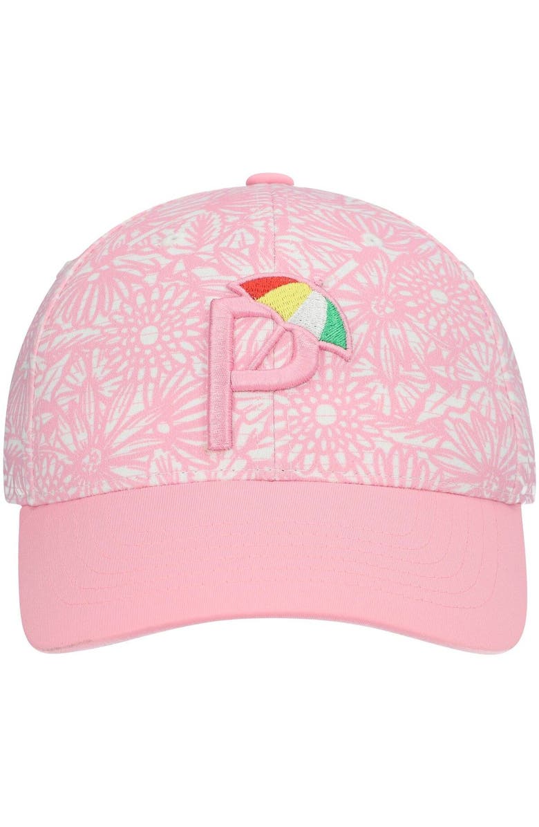 PUMA Women's Puma Pink Arnold Palmer Invitational Flowers Adjustable Hat, Alternate, color, 