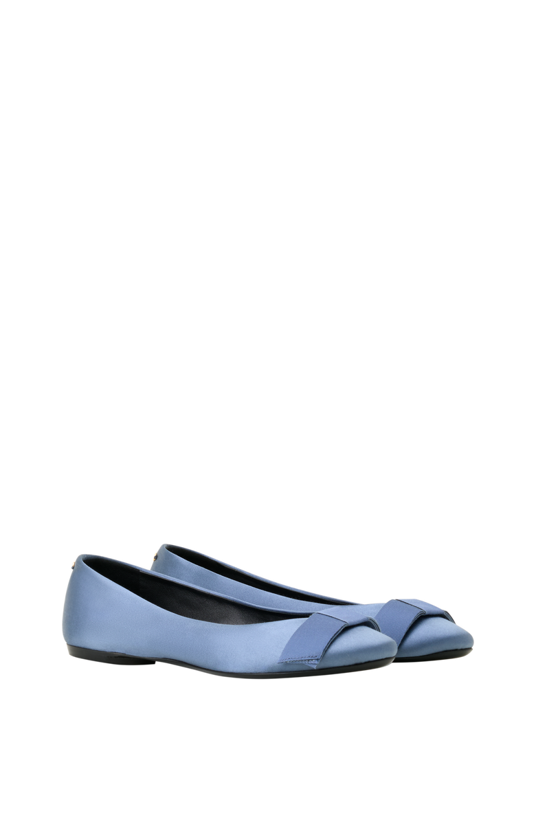 Lanvin The Ballerina With A Satin Bow, Alternate, color, Lanvin Blue