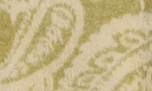 Dr2 By Daniel Rainn Yummy Eyelash Crewneck Sweater In Green
