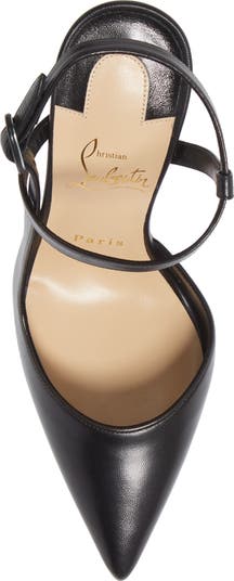 Christian Louboutin Jenlove Ankle Strap Pointed Toe Pump