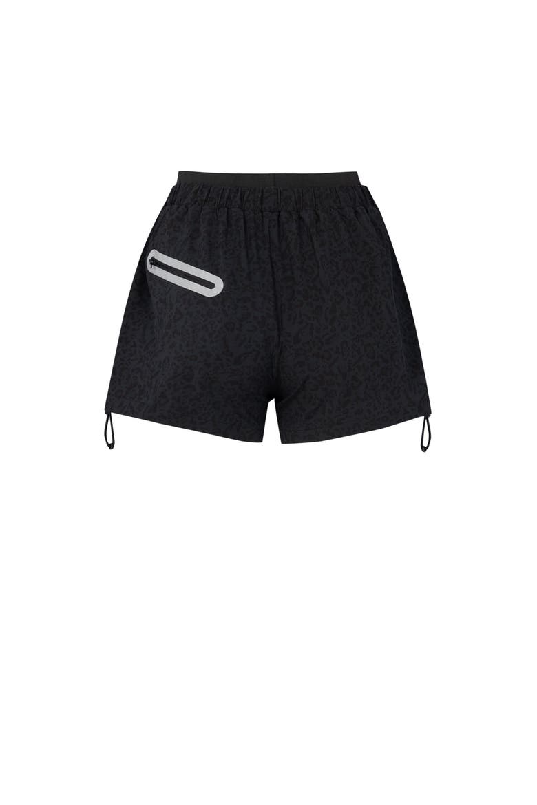 Free Heaven Leopard Track Suit Short, Alternate, color, black
