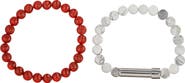 EYE CANDY LOS ANGELES Men's Set of 2 Jean Bracelets