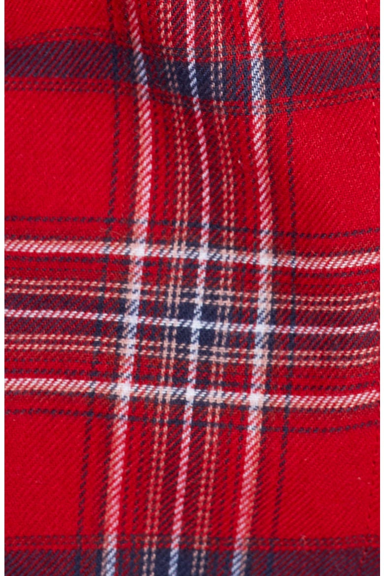 Milo Flannel Short Pajamas, Alternate, color, CHILI PEPPER PLAID