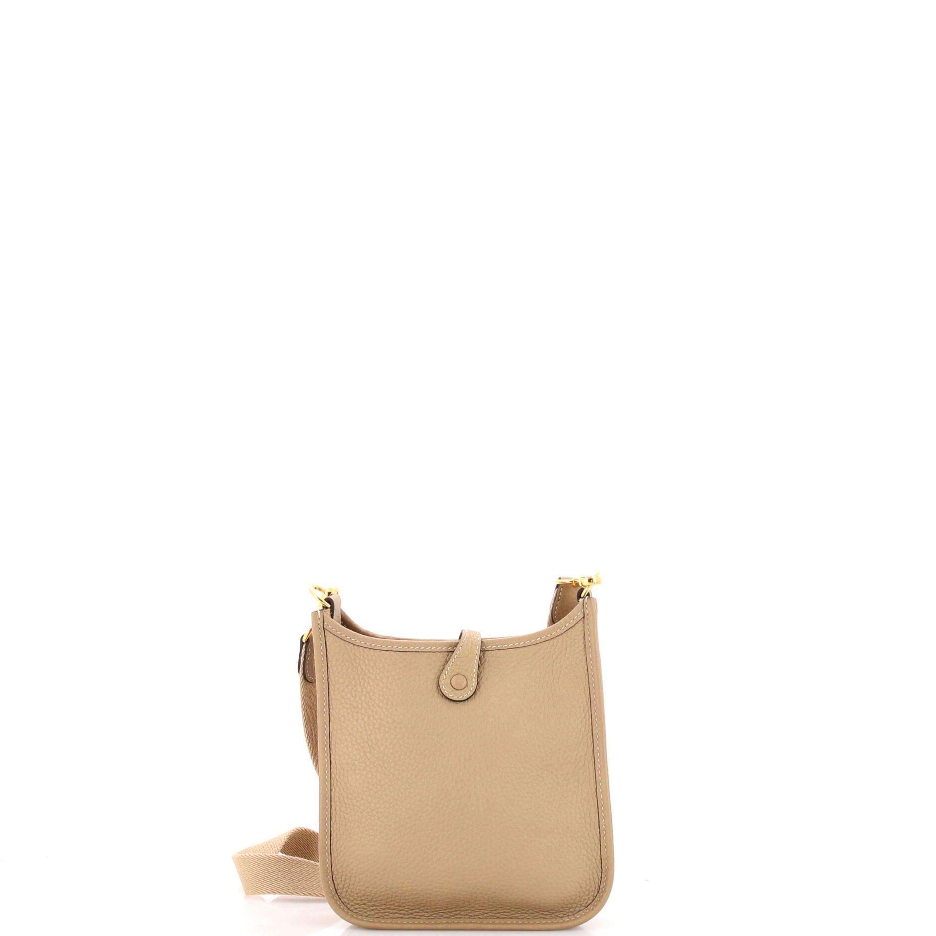 Pre-Owned Hermes Evelyne Bag Gen III Clemence TPM, Alternate, color, Trench