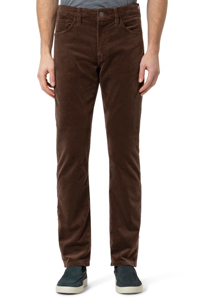 Charisma Relaxed Fit Stretch Corduroy Pants, Main, color, BROWN CORD