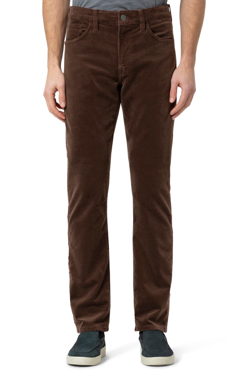 34 Heritage Courage Straight Leg Corduroy Pants, Main, color, Brown Cord
