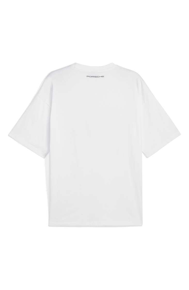 PUMA Porsche League Graphic T-Shirt, Alternate, color, Puma White