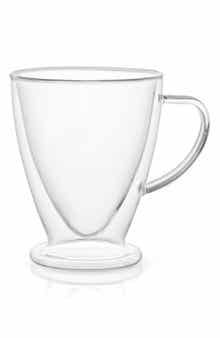 JoyJolt Declan Irish Double Wall Coffee Glass - Set of 2