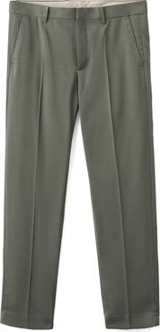 MANGO Regular Fit Pleated Pants
