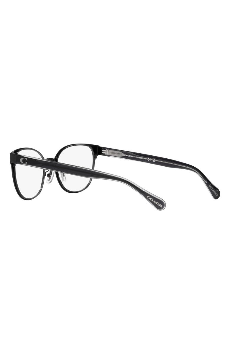 COACH 53mm Square Optical Glasses, Alternate, color, 