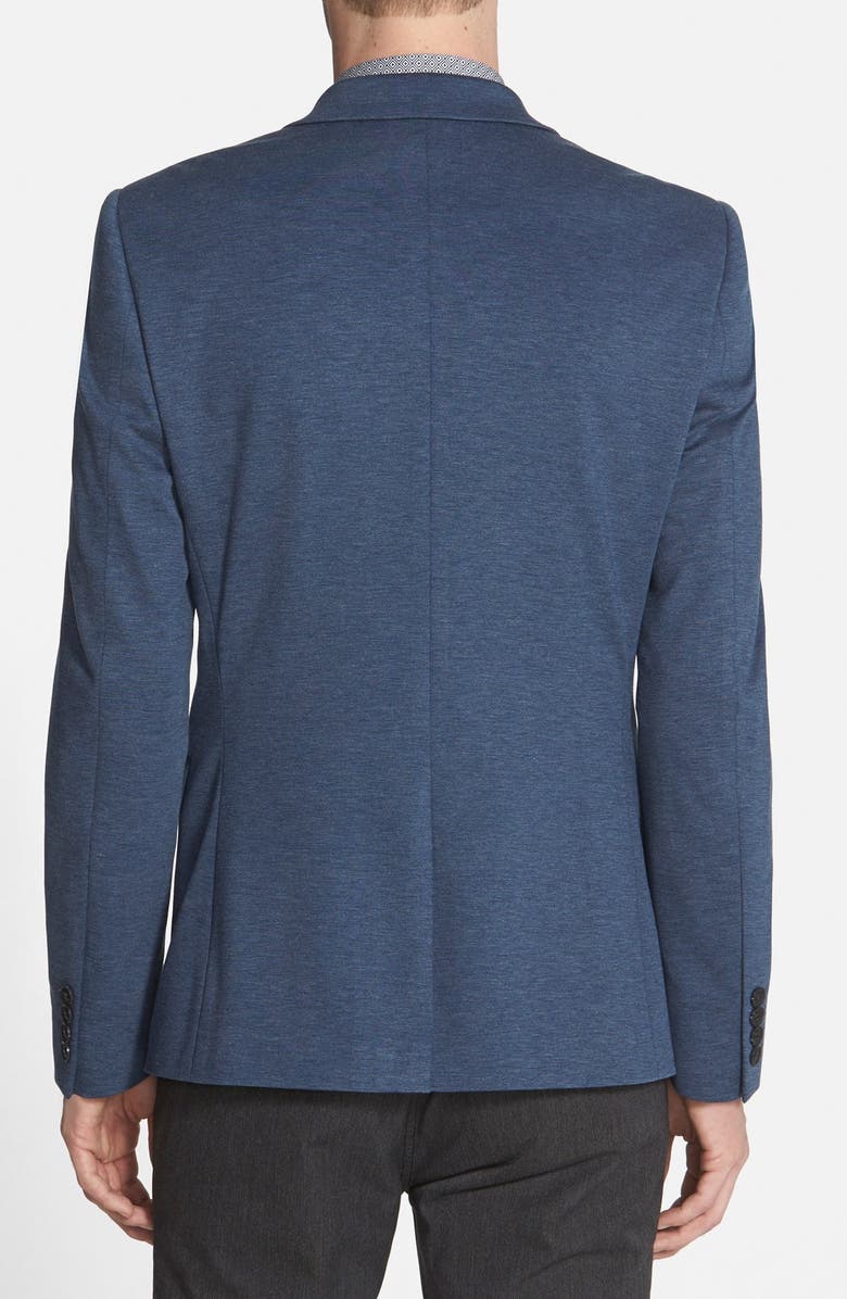 Topman Slim Fit Jersey Blazer, Alternate, color,