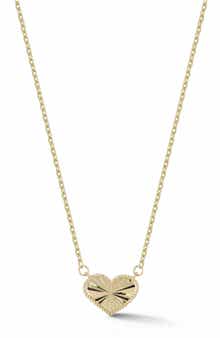 Ember Fine Jewelry Beaded Heart Pendant Necklace