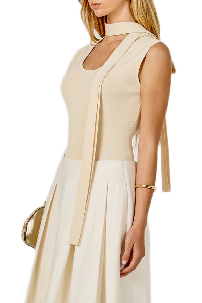 Knit Tank & Scarf, Alternate, color, CREAM
