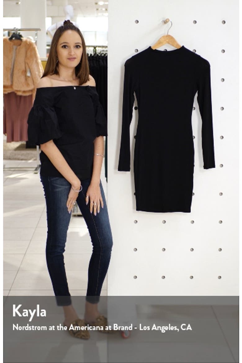 Long Sleeve Minidress video