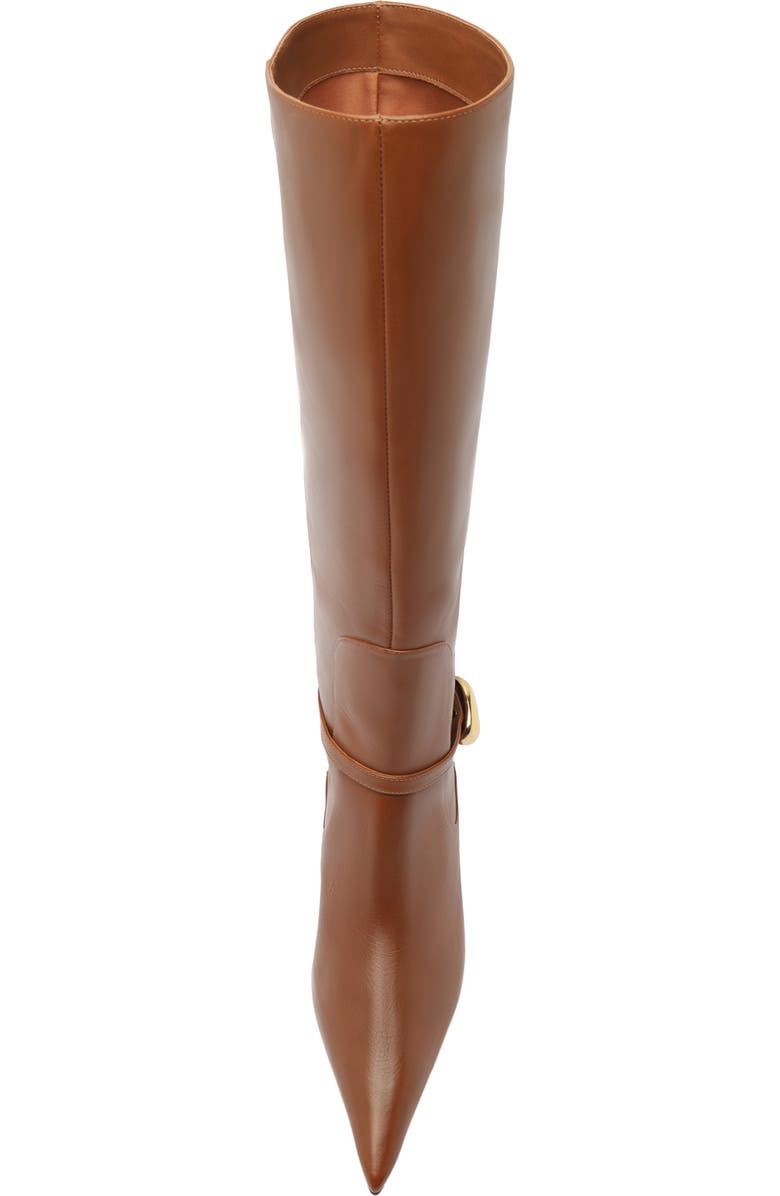 Arezzo Farrah Pointed Toe Knee High Boot, Alternate, color, Warm Caramel