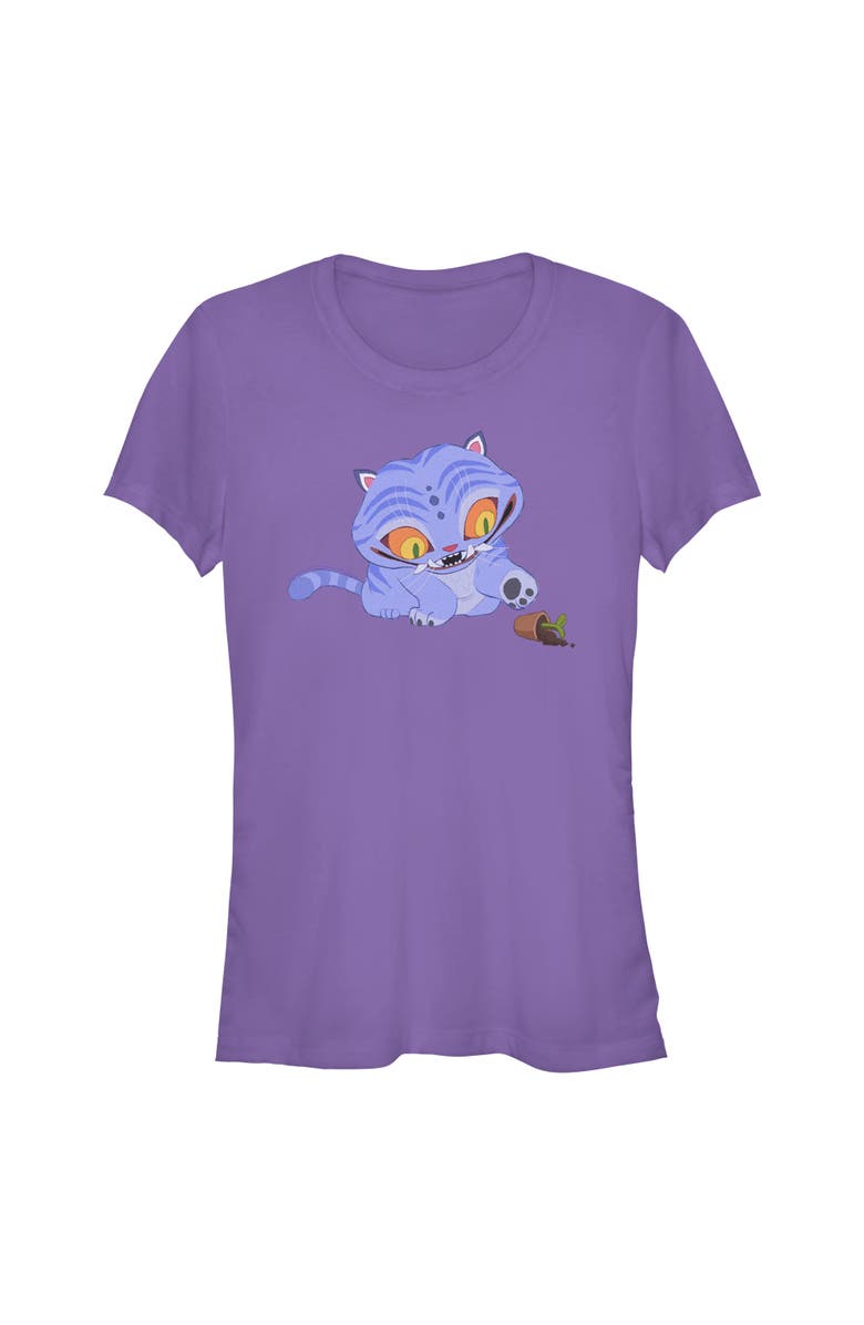 KPop Demon Hunters Junior's KPop Demon Hunters Mischievous Derpy  Graphic T-Shirt, Main, color, Purple