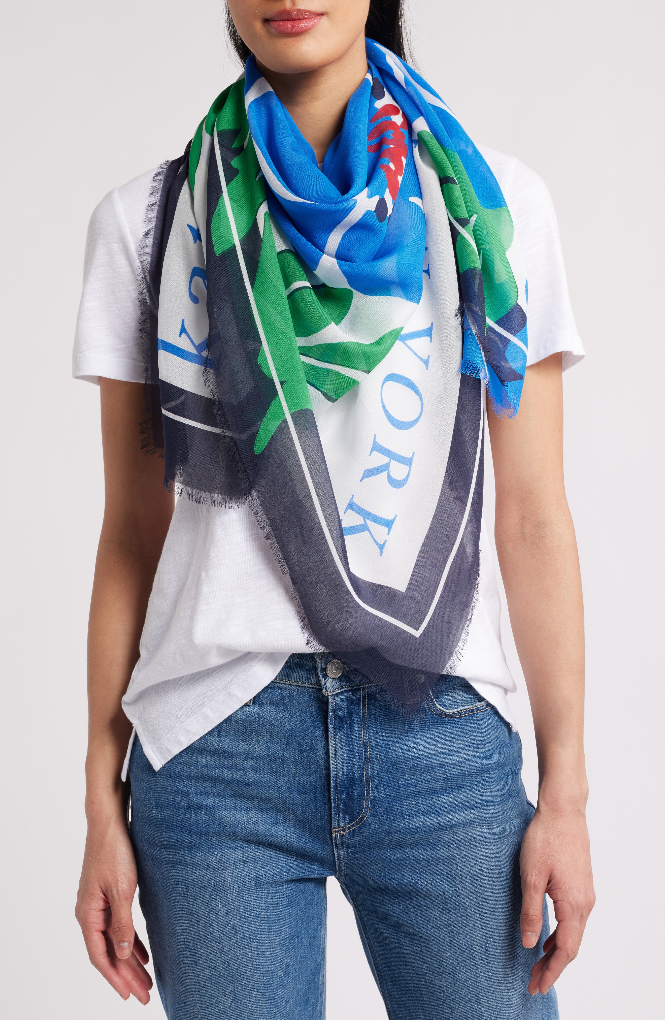 springtime bloom square scarf