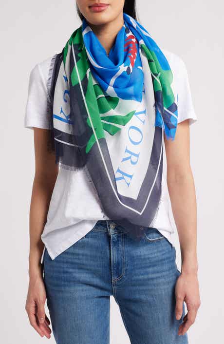springtime bloom square scarf