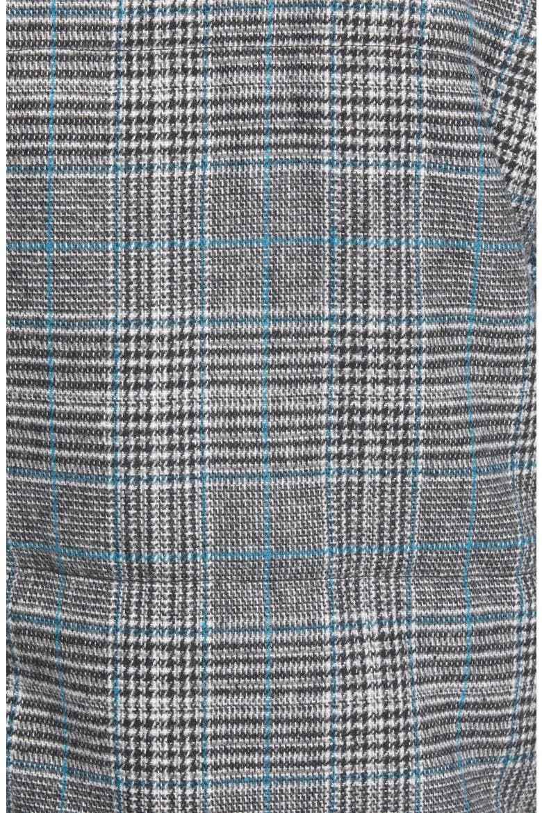 Plaid Puffer Jacket (Nordstrom Exclusive), Alternate, color, GREY BLUE PLAID