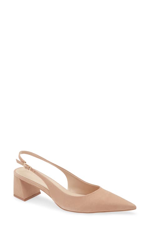 Robyn Pointed Toe Slingback Pump (Women)