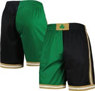 Mitchell & Ness Men's Mitchell & Ness Kelly Green/Black Boston Celtics Hardwood Classics 2007 Split Swingman Shorts