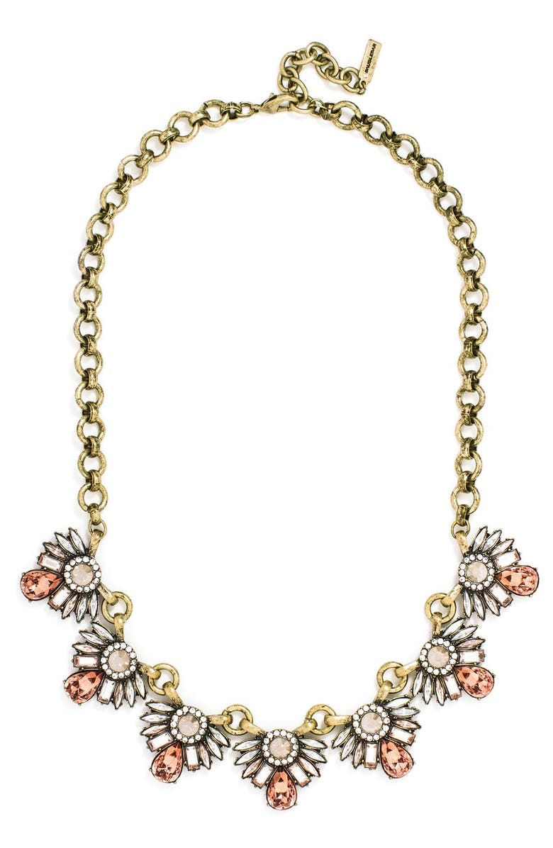 BaubleBar 'Hoot' Collar Necklace, Main, color, 