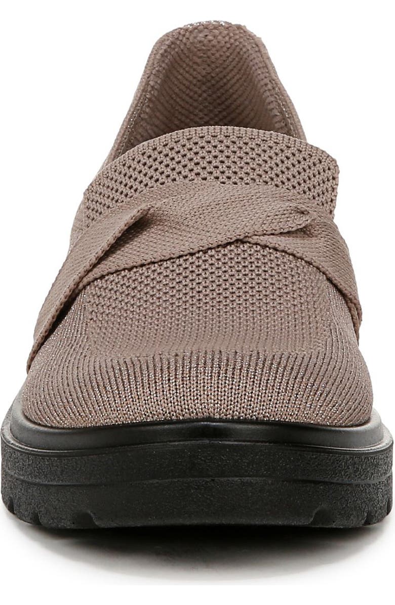 BZees Muse Bow Loafer, Alternate, color, Brown