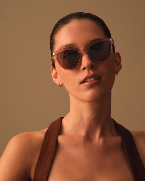 Katie Loxton Ravello Round Sunglasses In Red