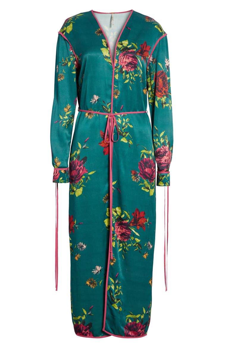 Kimono Duster, Alternate, color, GREEN