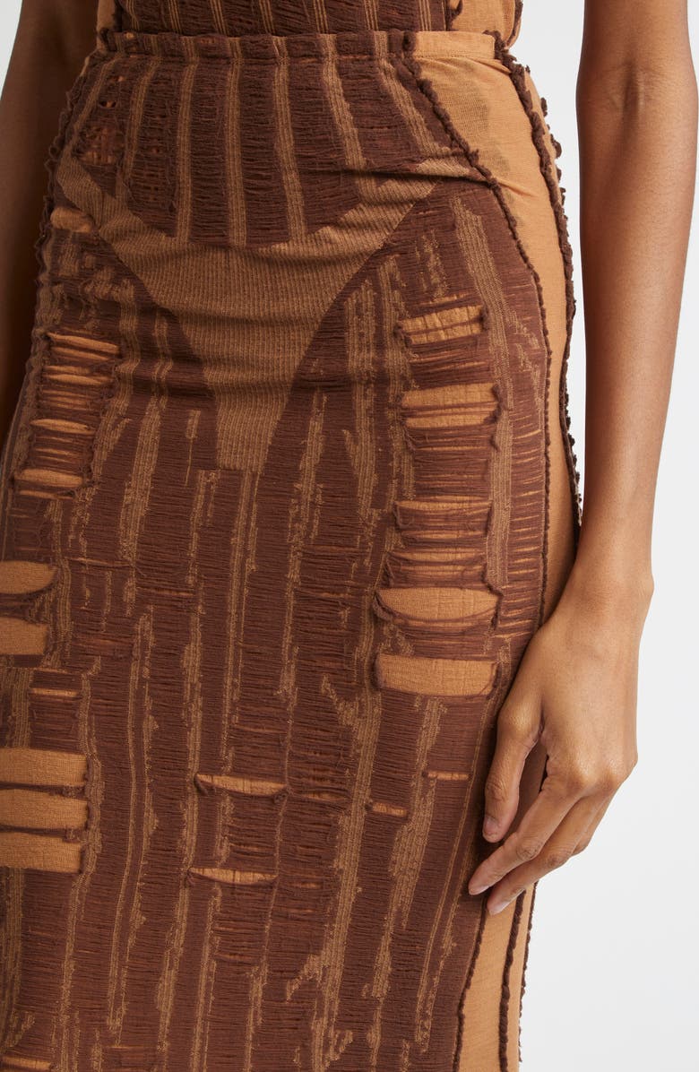 DIESEL<sup>®</sup> M-Calina Trompe l'Oeil Midi Skirt, Alternate, color, 