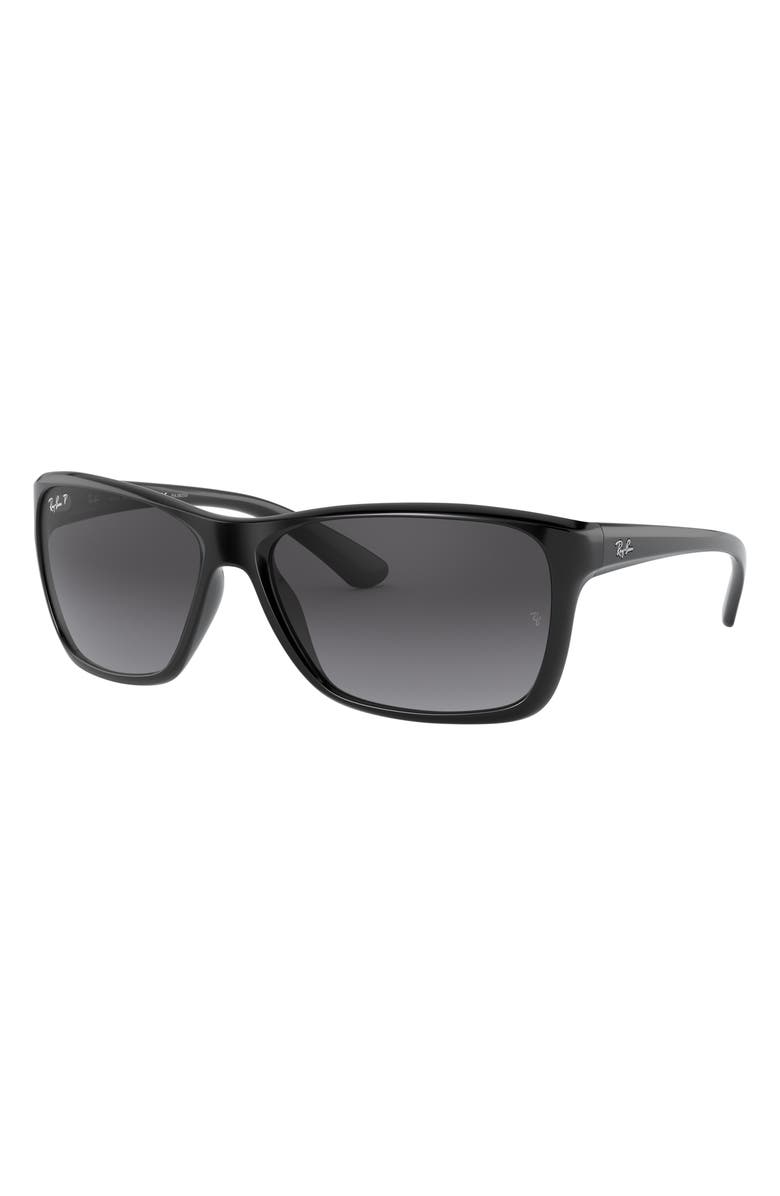 Ray-Ban 61mm Polarized Gradient Sunglasses, Alternate, color,