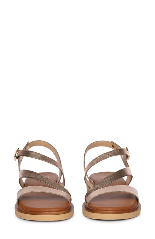 Saint G Kamla Slingback Sandal In Champagne